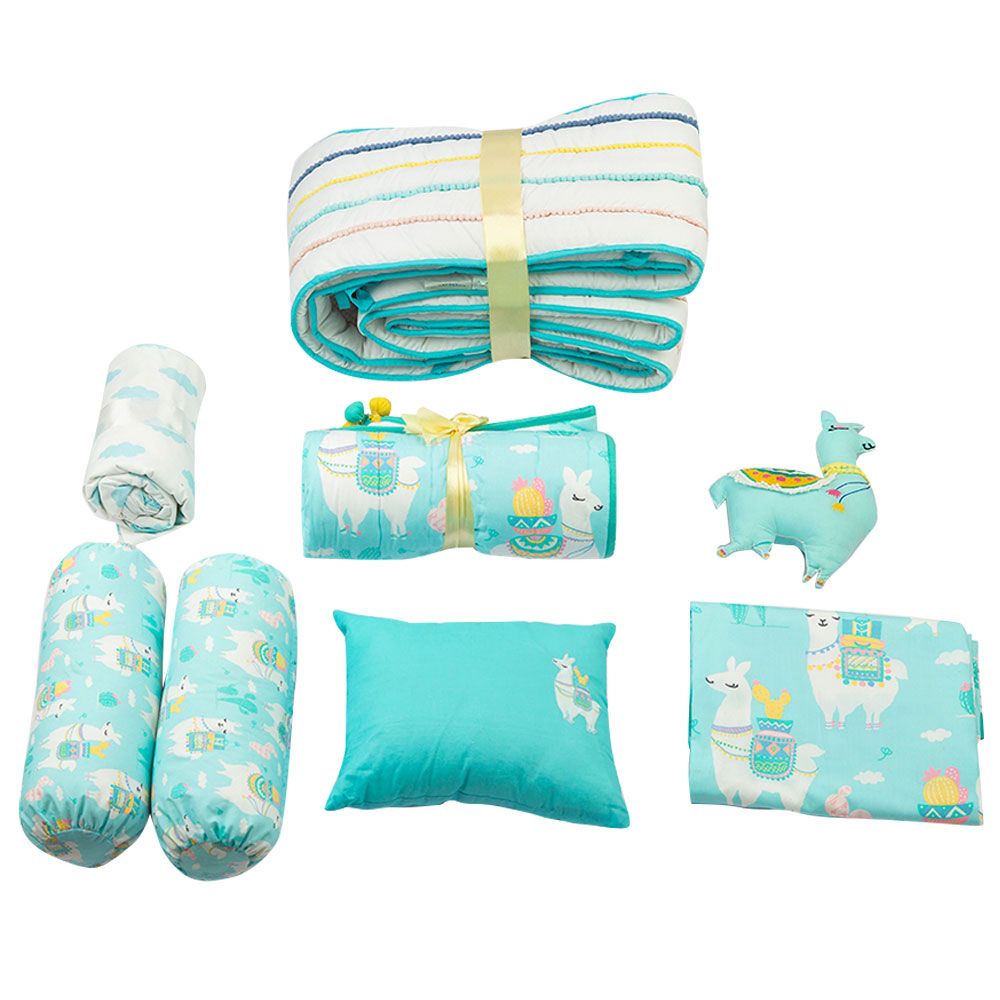 Little West Street - Welcome Home Crib Hamper Llama Love