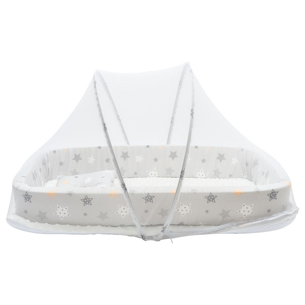 Little Angel - Baby Bed Travel Bassinet - Grey