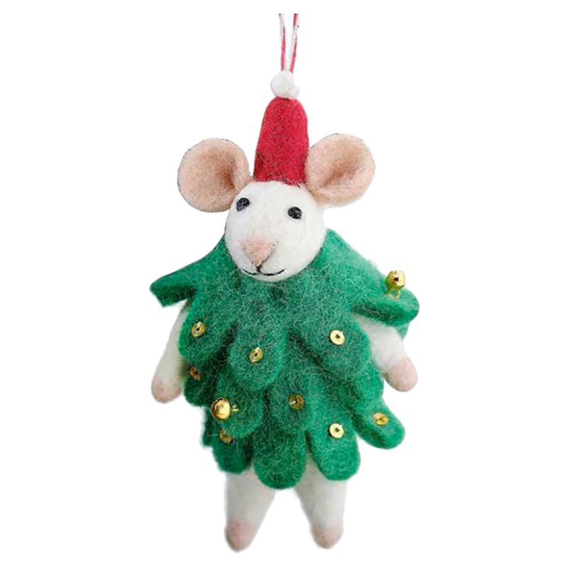 Ginger Ray - Christmas Mouse Christmas Tree Decoration