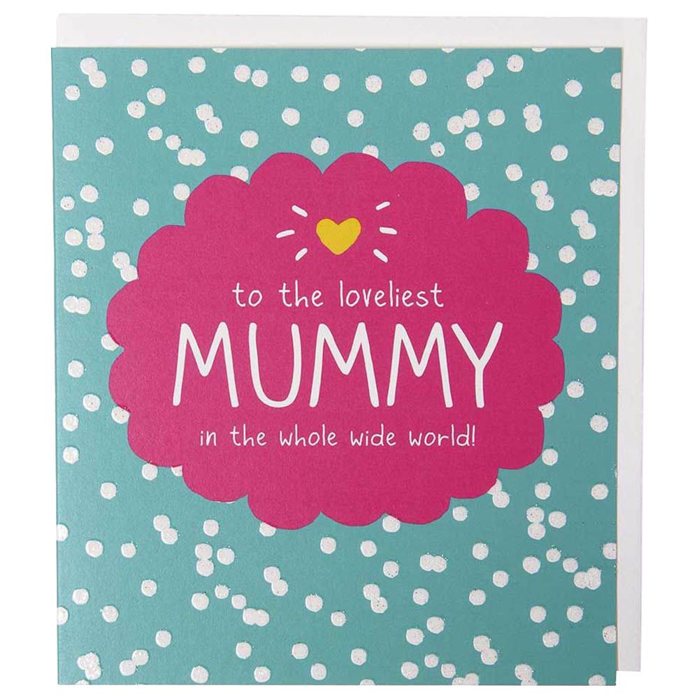 هابي جاكسون - بطاقة Loveliest Mummy Whole Wide World Ever 