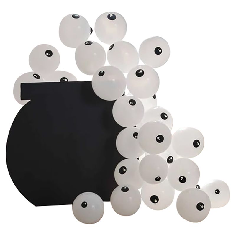 Ginger Ray - Eyeball Balloons - White - 60pcs