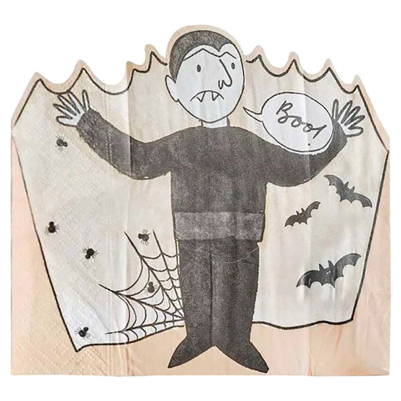 Ginger Ray - Fold Out Dracula Paper Napkin - 16pcs