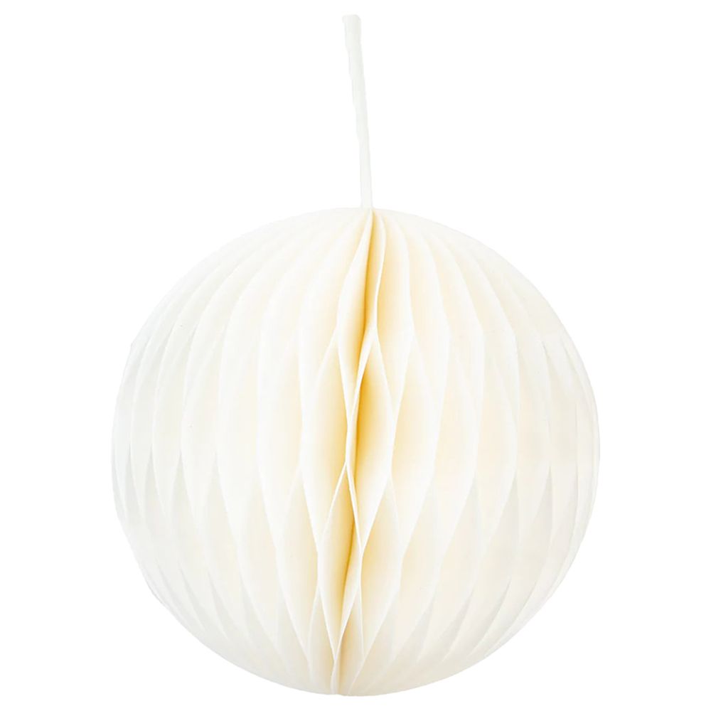 Talking Tables - Card Honeycomb Ball Decoration - Large - White