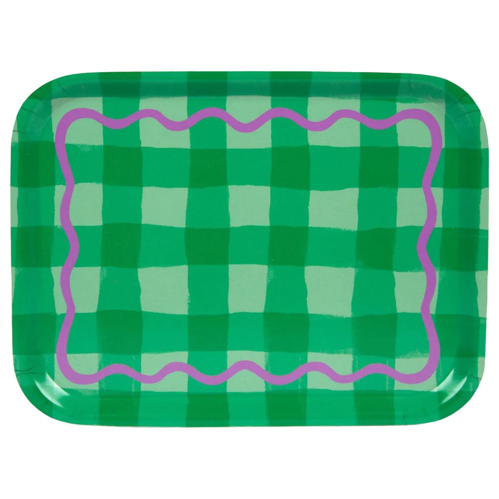 Talking Tables - Everyone's Welcome - Wooden Tray - Green