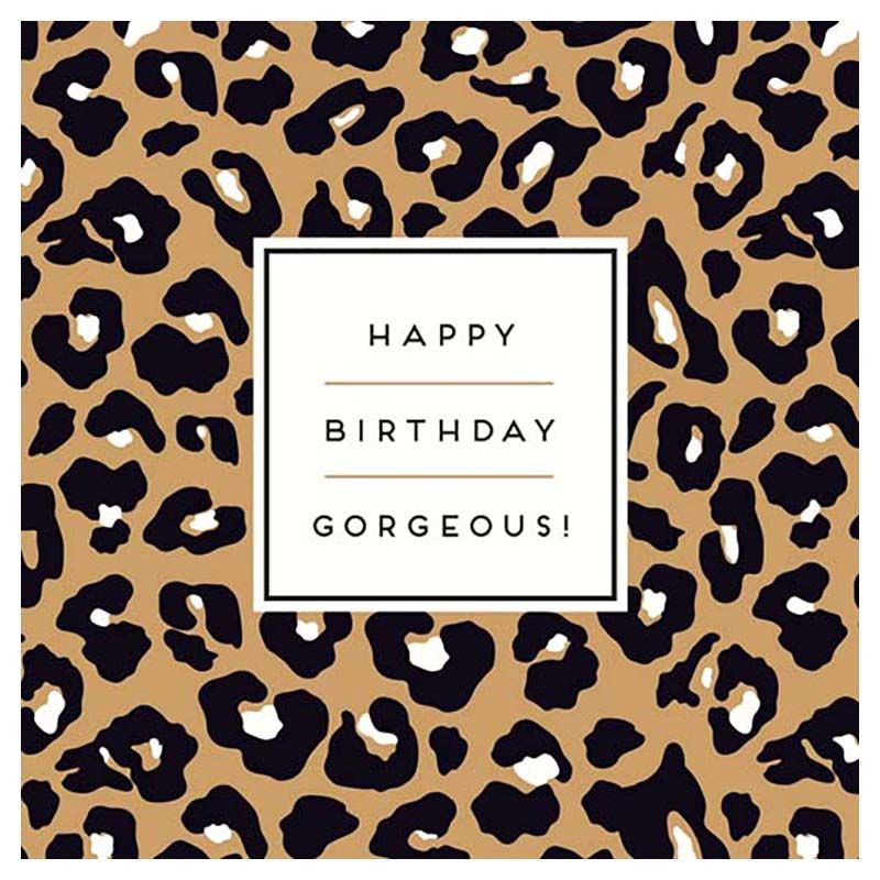 Pigment - Leopard Print Gorgeous Greeting Card
