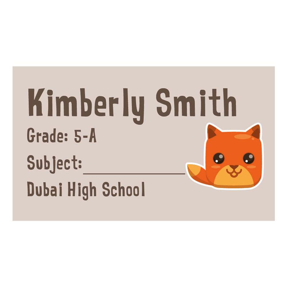 Ladybug - Book Labels 102 - Pack of 40