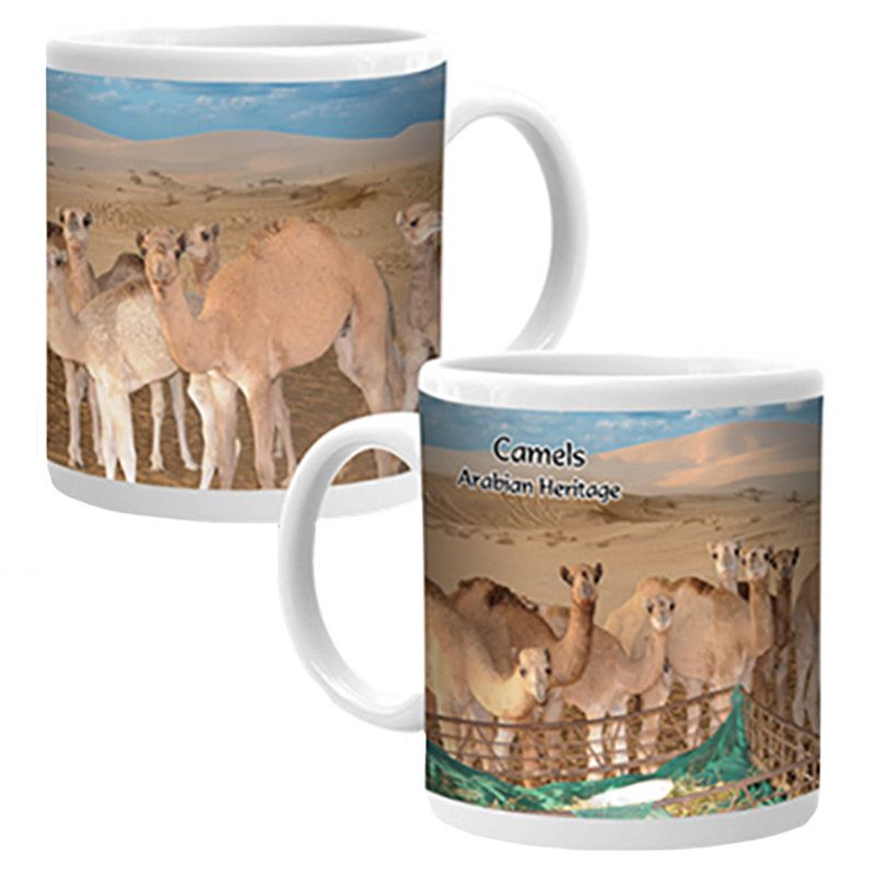 Ajooba - Dubai Souvenir Mug Camel Arabian Heritage MCA 0010
