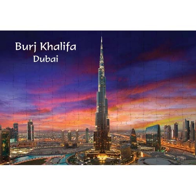 Ajooba - Dubai Souvenir Puzzle Burj Khalifa 0058