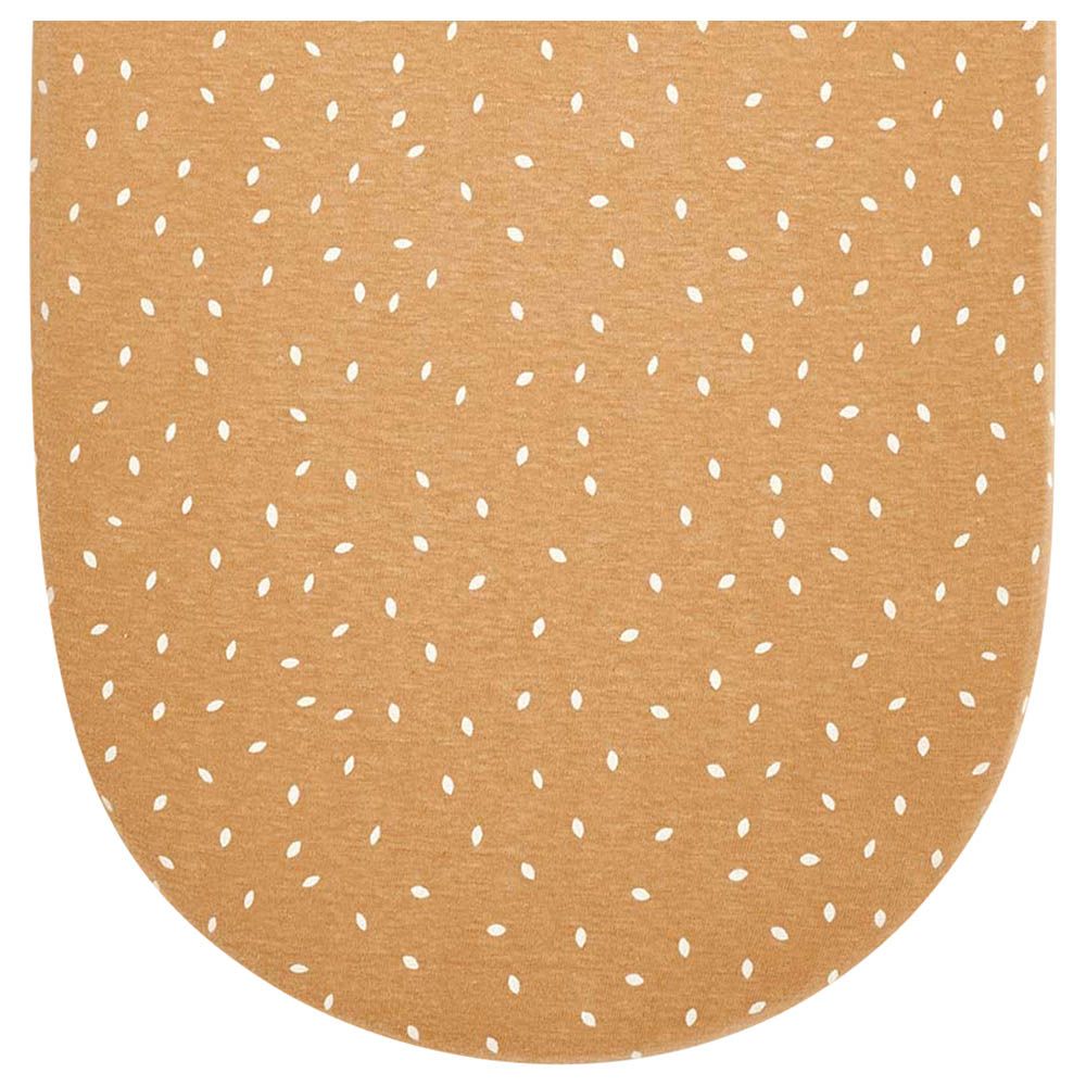 The Little Green Sheep - Basket Fitted Sheet - Honey Rice