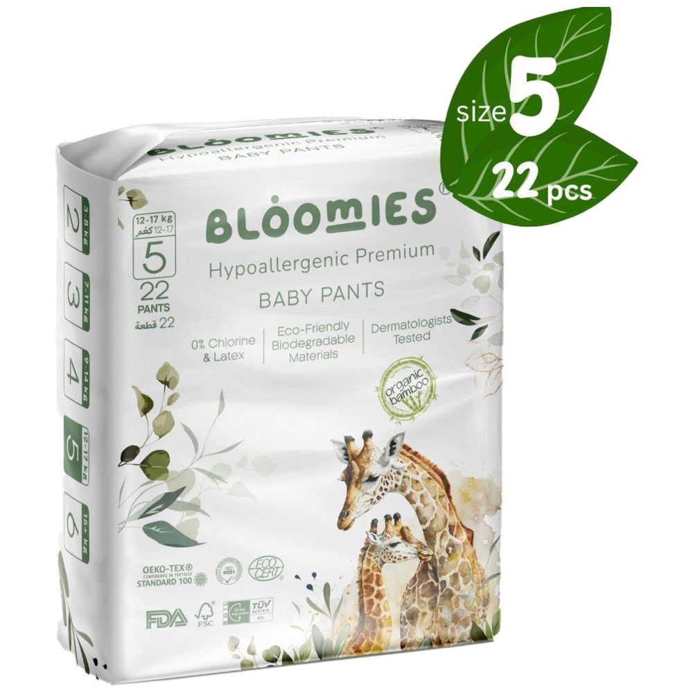 Bloomies - Premium Baby Pants - 12-17 kg - Size 5 - 22pcs
