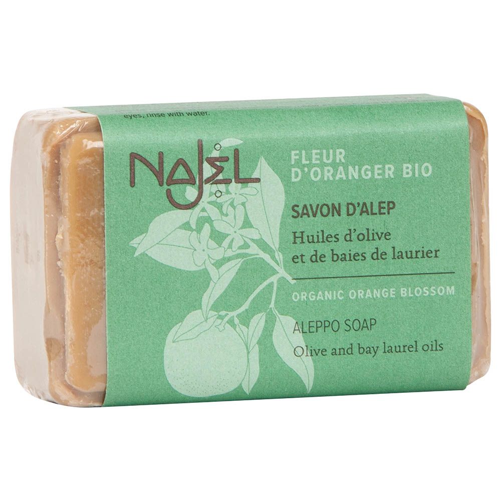 Najel Organic Skincare - Aleppo Soap Organic Orange Blossom 100g