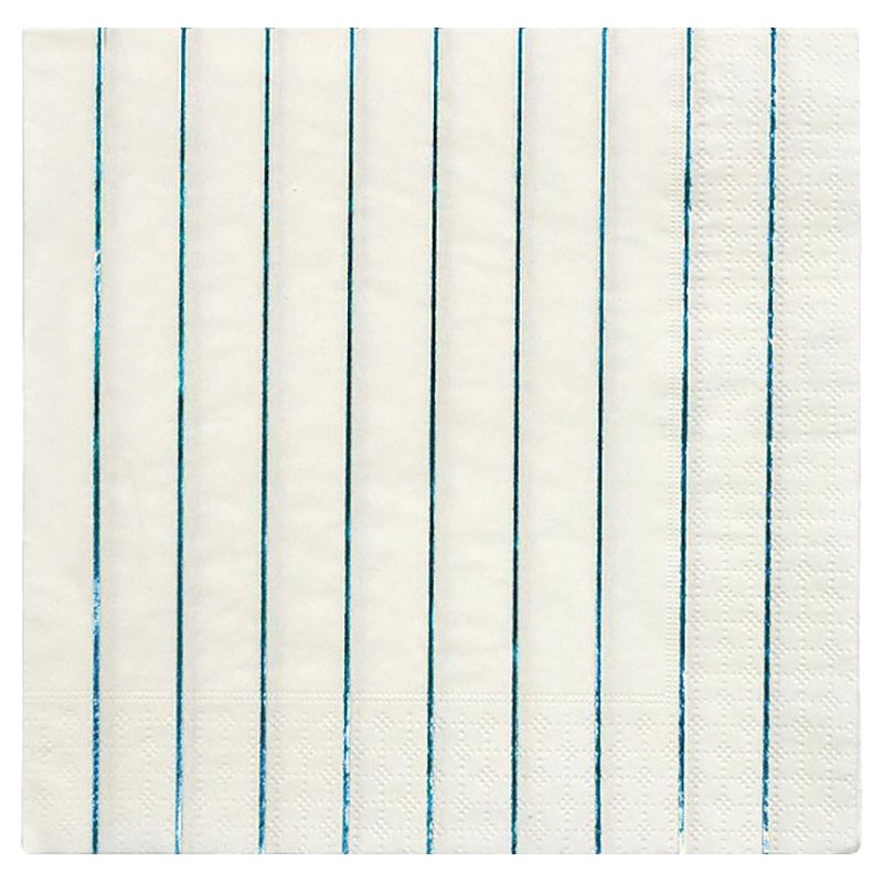 Meri Meri - Holographic Blue Large Napkins - 16 Pcs