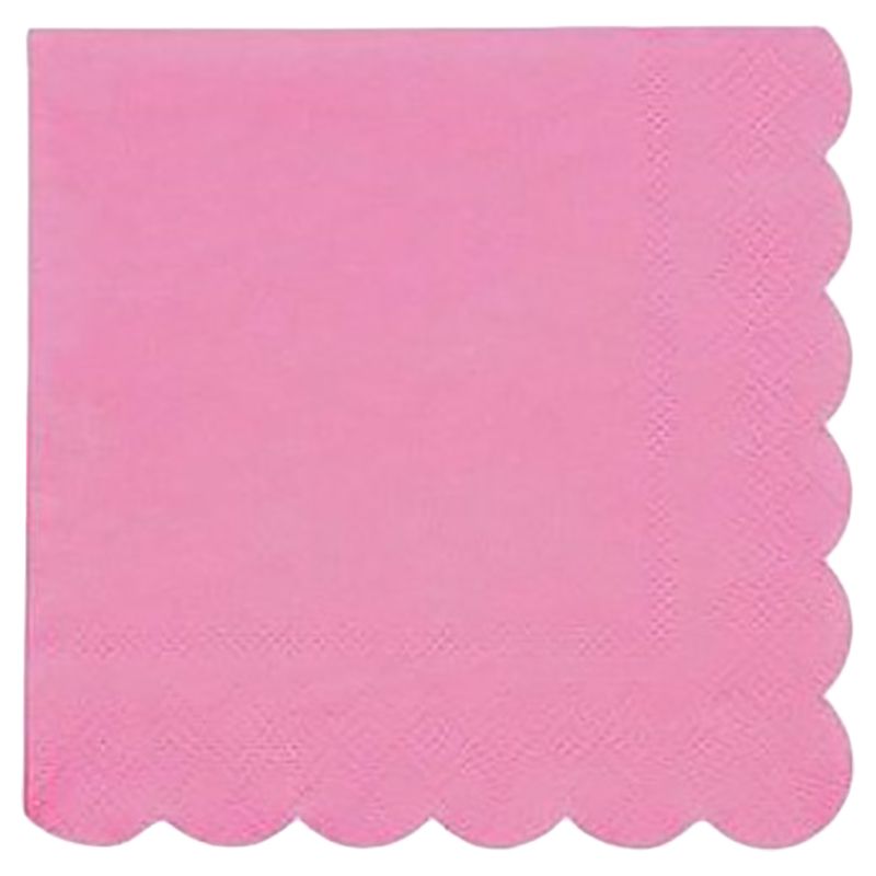 Meri Meri - Coral Simply Eco Small Napkins - 20 Pcs