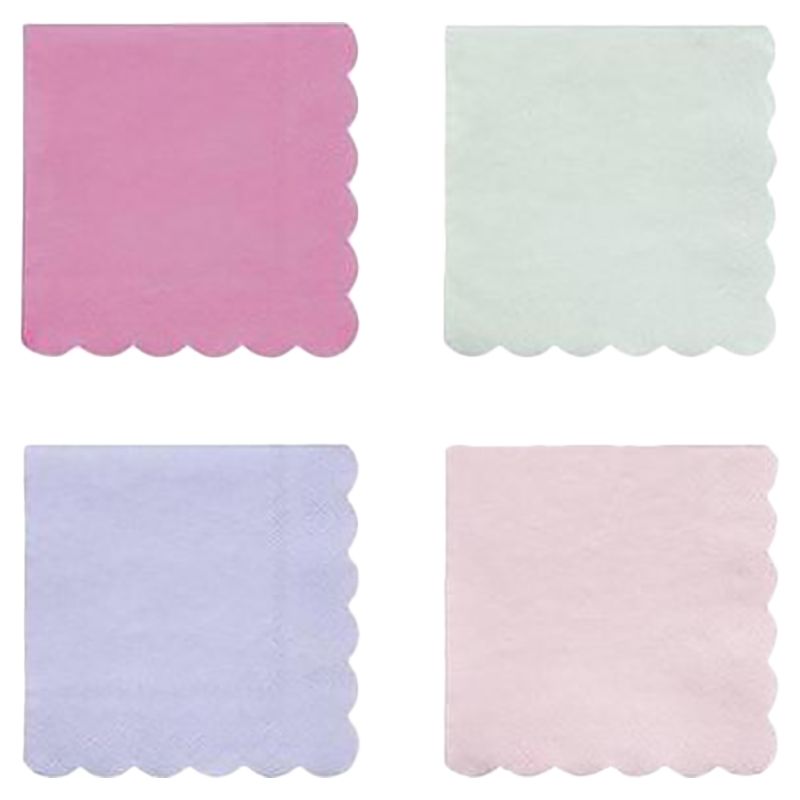 Meri Meri - Multicolor Simply Eco Small Napkins 20pcs