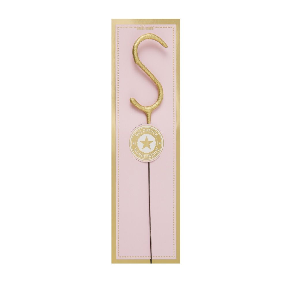 Wondercandle - Sparkler Candle S - Gold