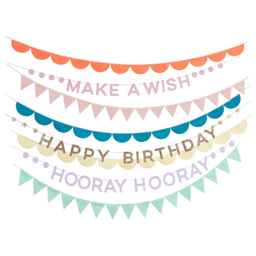 Meri Meri - Rainbow Birthday Garland