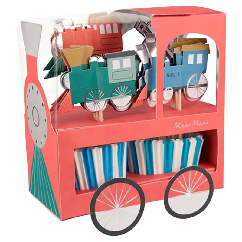 Meri Meri - Train Cupcake Kit - 24Pcs