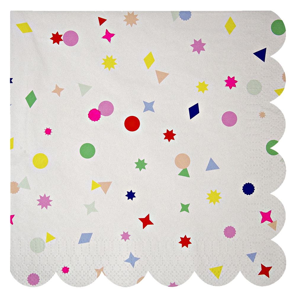 Meri Meri - Toot Sweet Charms Large Napkin 6" Pack Of 20