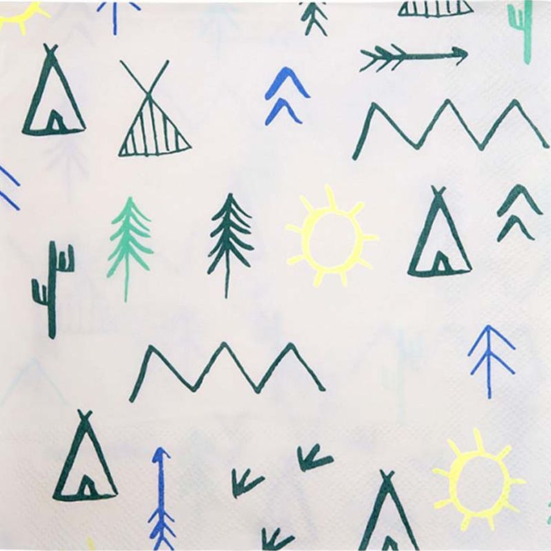 Meri Meri - Let's Explore Large Napkin