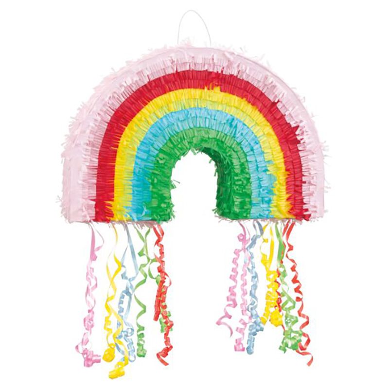 Unique - Rainbow Shaped Drum Pinata