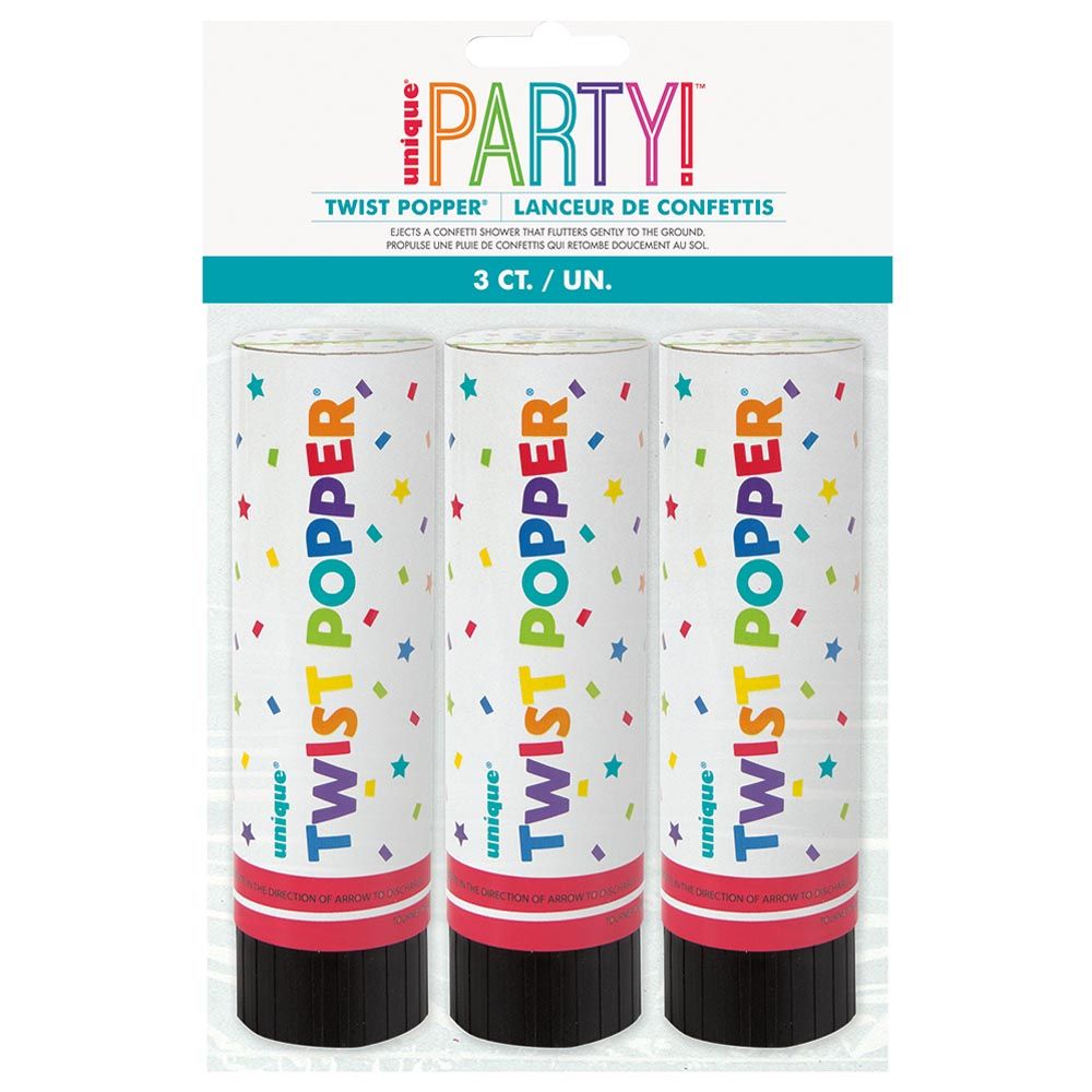 Unique - 3 Twist Poppers