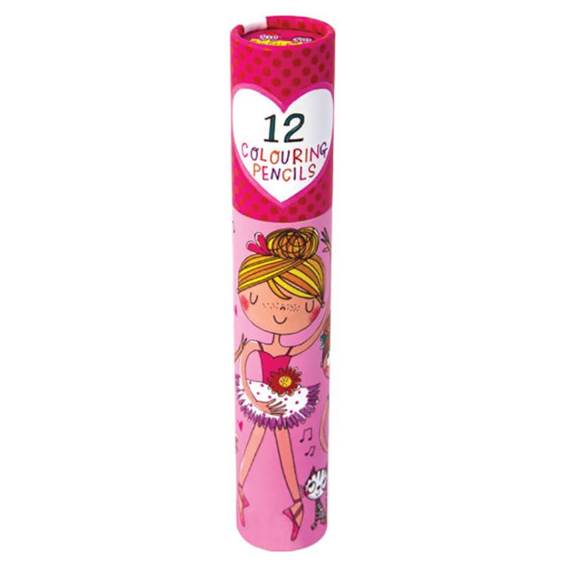 Rachel Ellen Designs - Coloured Pencil Set Ballerinas - Pink