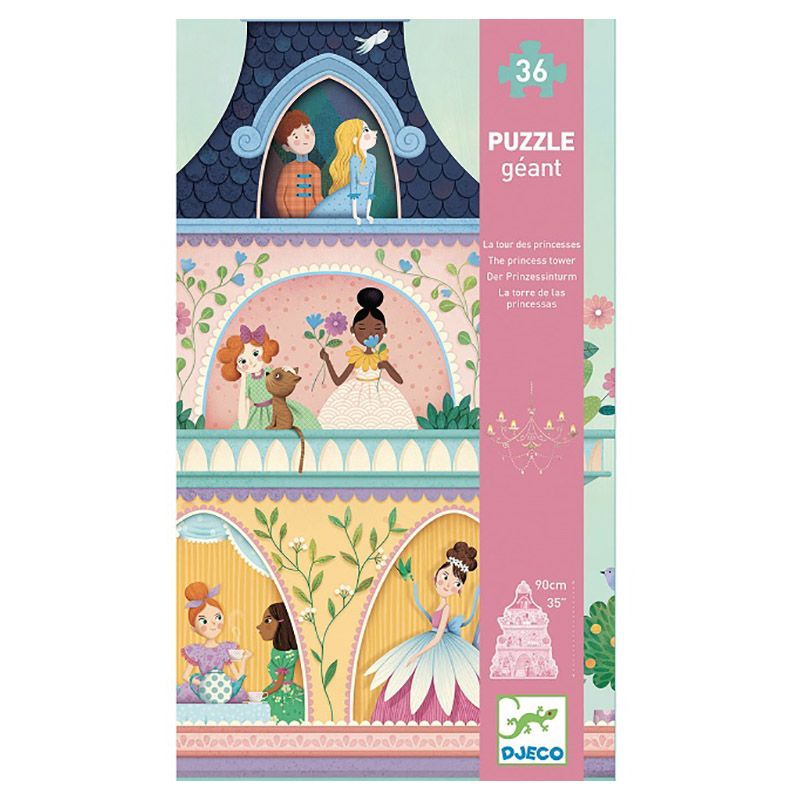 Djeco - The Princess Tower Giant Puzzle