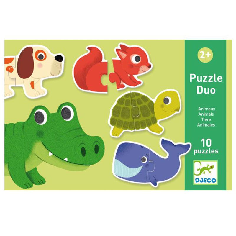DJECO - Animals Puzzle Duo