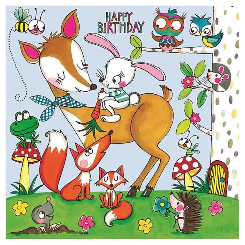 Rachel Ellen Designs - Woodland Friends Card