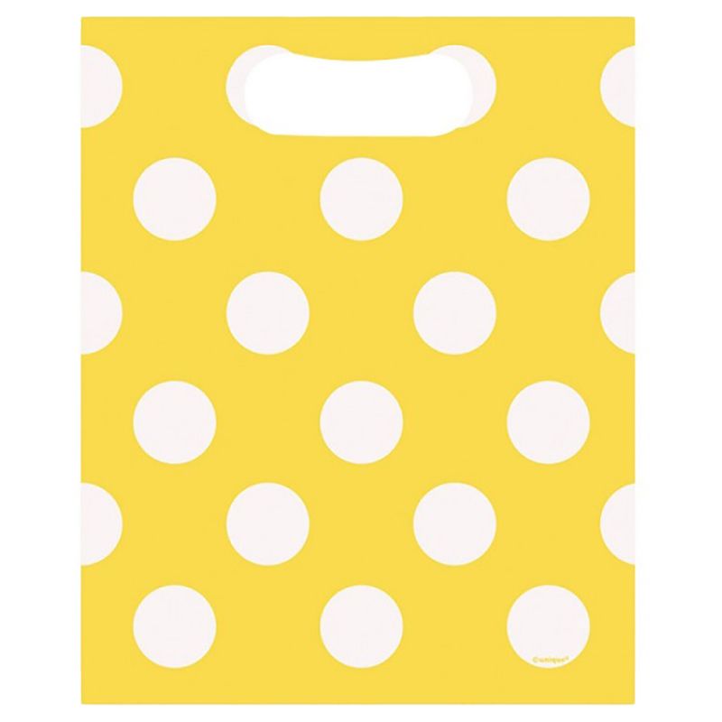Party Camel - Sunflower Yellow Loot Bags - 8pcs