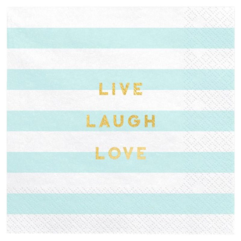 Party Deco - Yummy Napkins - Live Laugh Love