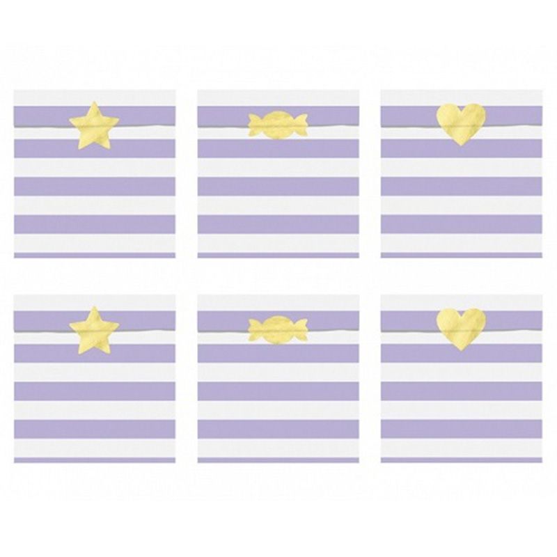 Party Deco - Yummy Treat Bags - Light Lilac