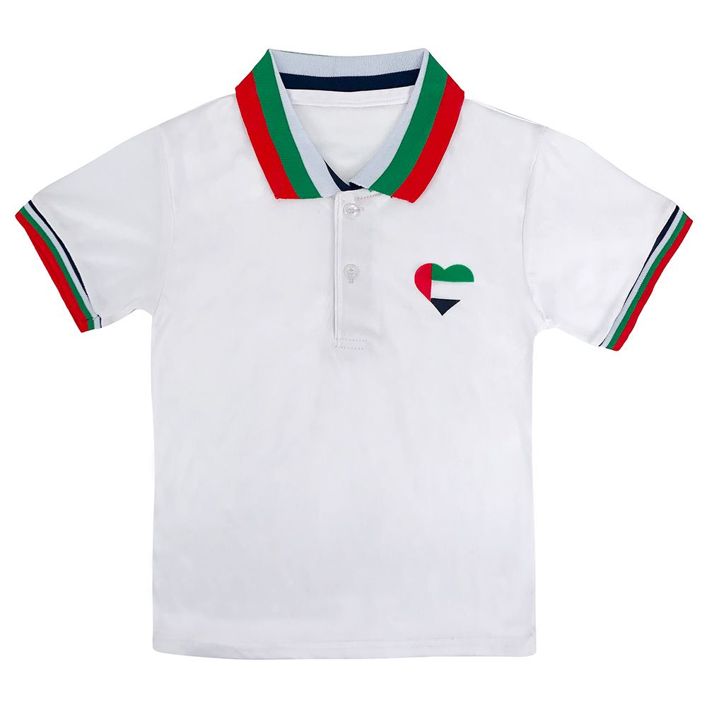 Party Magic - UAE Polo-Shirt - Red/Green/White/Black