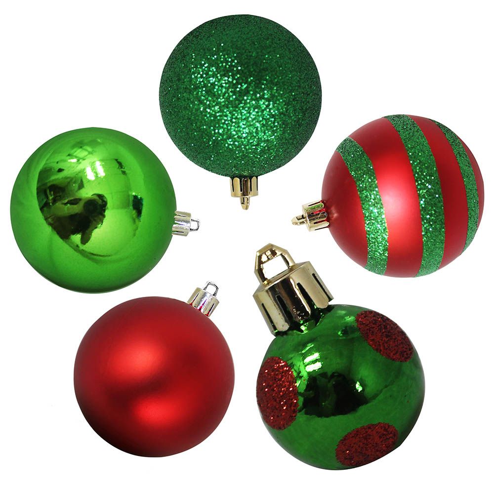 Christmas Magic - 12pcs Christmas Balls 7cm - Assorted