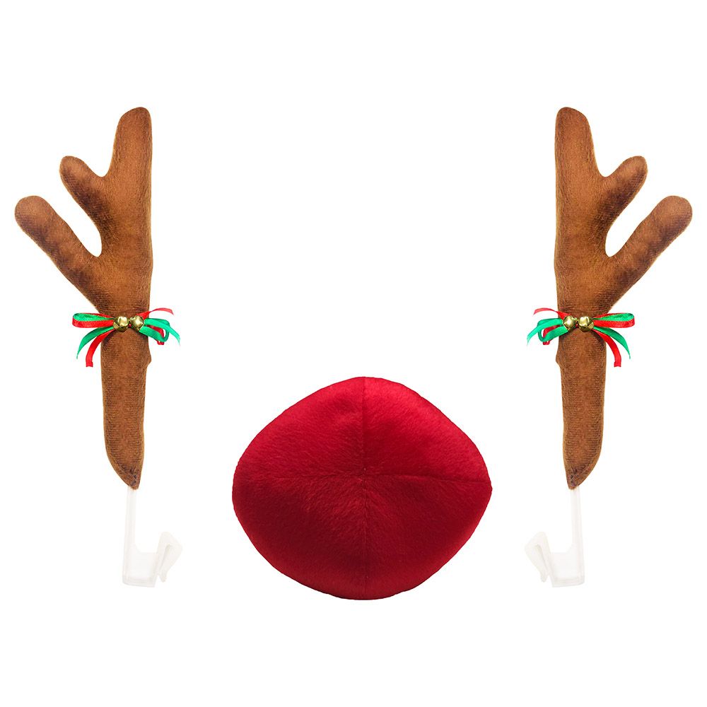 Christmas Magic - Antlers & Nose Car Decoration