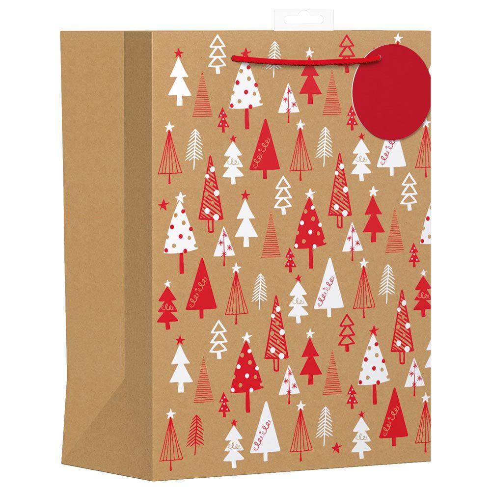 Giftmaker - Kraft Trees Party Bag - Large