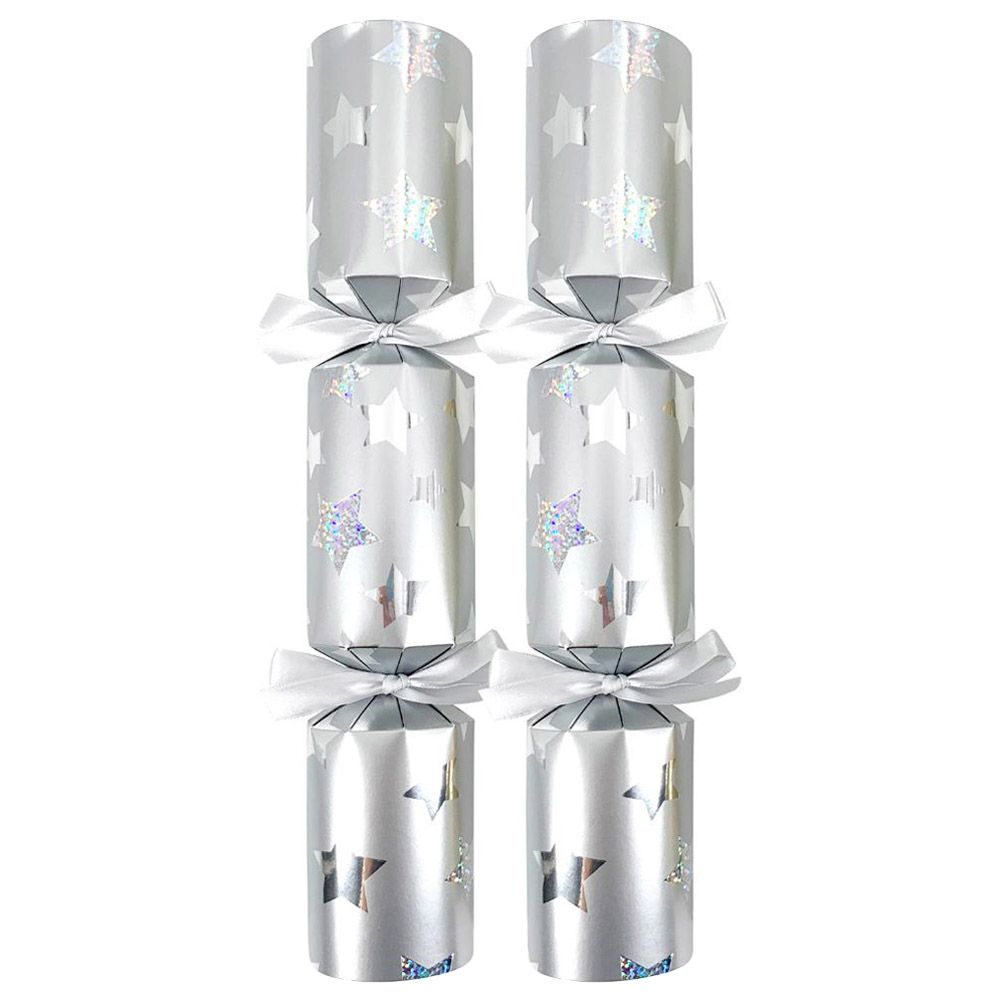 Party Magic - New Year Crackers - 12-inch - Silver