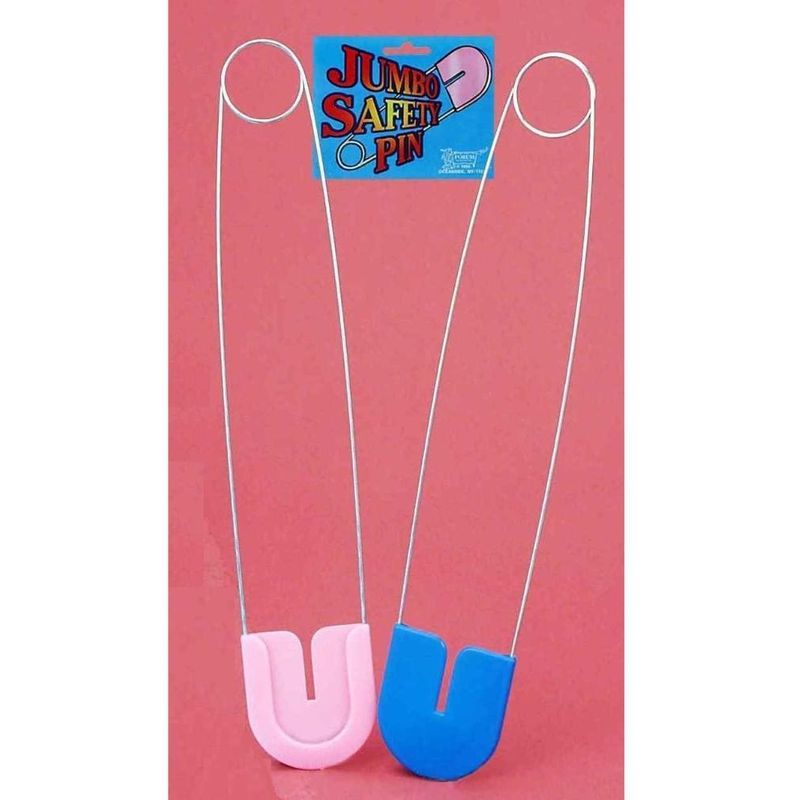 Forum - Baby Shower Jumbo Safety Pins Blue