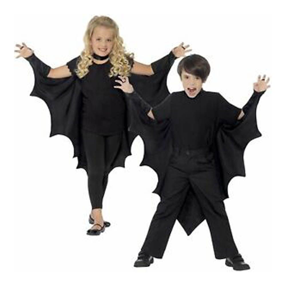 Smiffys - Kids Vampire Bat Wings - Black