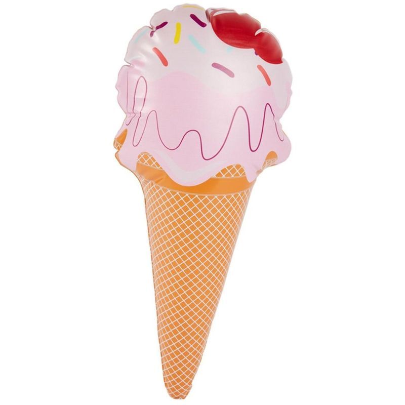 Smiffys - Ice Cream Inflatable Multi-Coloured 49cm/19in