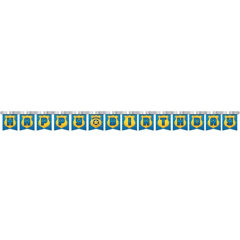 Creative Converting Police Party Jointed Banner 7In X8.5Ft