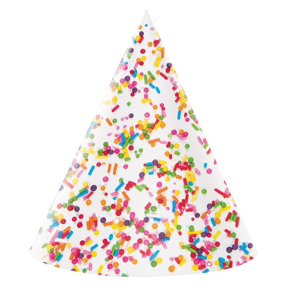 Party Zone - Sprinkles Hat Adult Size 8pcs