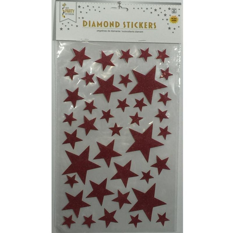 Forum - Stars Sticker Sheet Red