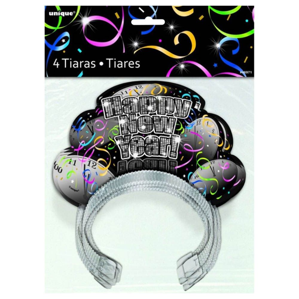 Unique - New Year Tiara - Pack of 4