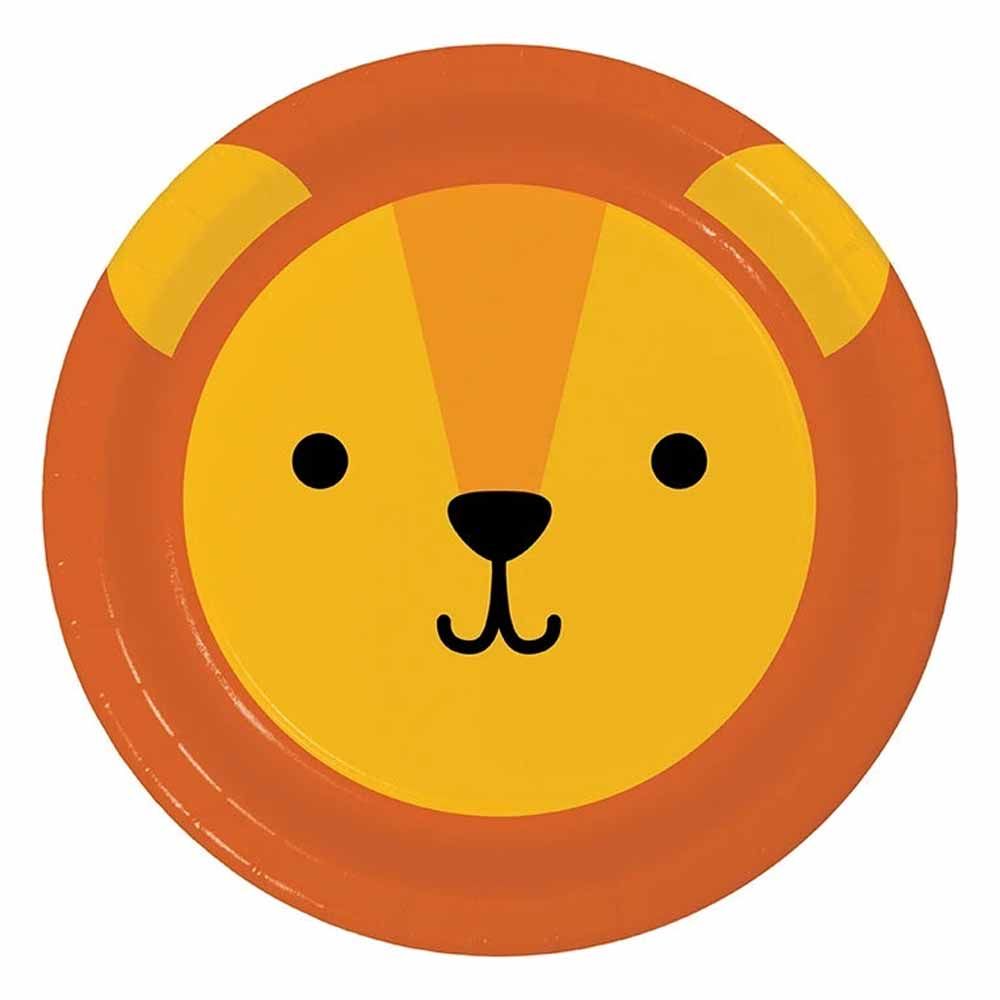 Creative Converting - Lion Face Paper Plate 8.75 Inch - Pack of 8
