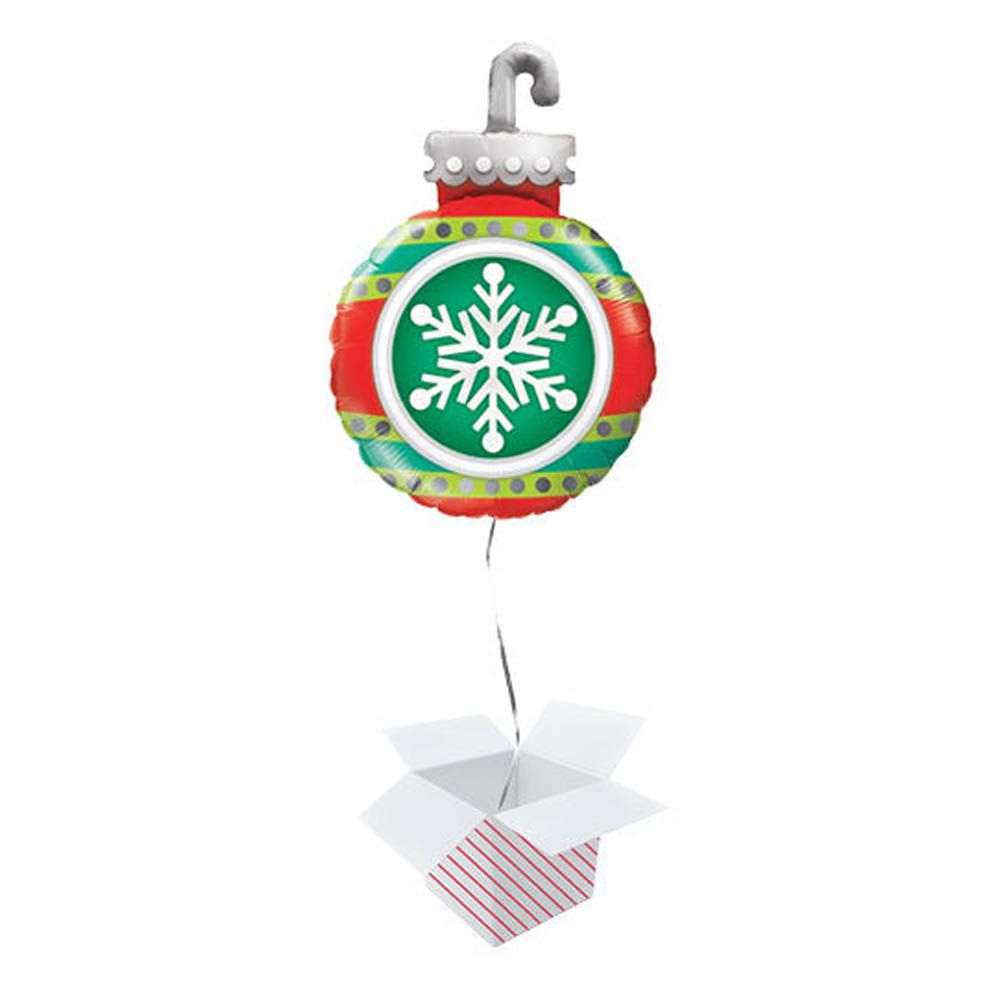 Qualatex - Snowflake Ornament Foil Balloon 35 Inch