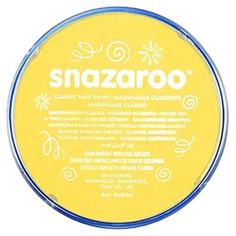 Snazaroo - Classic Face Paint - 18Ml - Bright Yellow