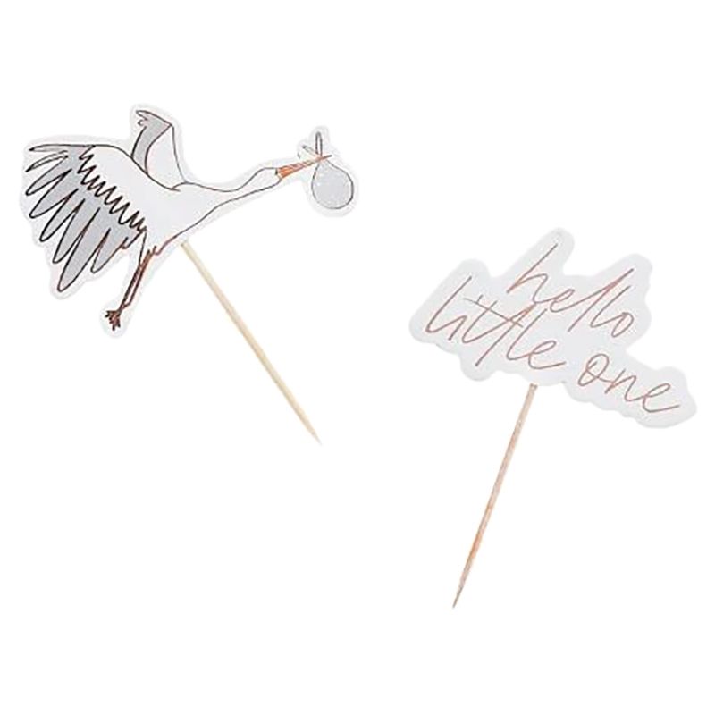 هوتيبالو - أعواد تزيين الطعام مرحباً بالمولود الجديد - عدد 6