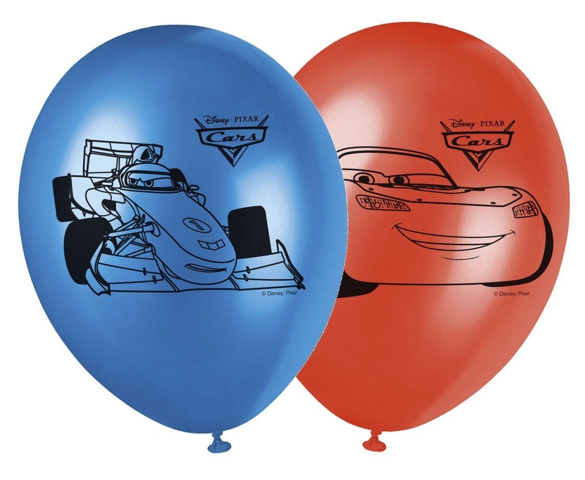 Procos - Cars 3 Ice Latex Printed Balloon 8 Pcs