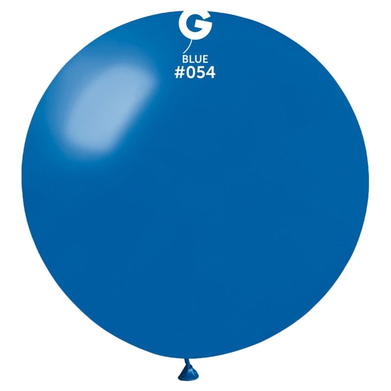 Gemar - Blue Metallic Balloon - 31-inch
